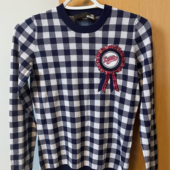LOVE MOSCHINO size S sweater New - Picture 1 of 3